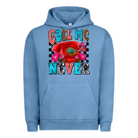 Pigment Pebble Blue call me never olivia Urban Hoodie - OliviaCreatesArt