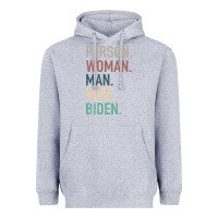Heather Grey Person Woman Man Vote Biden Heavyweight Hoodie - Bettercallsaul