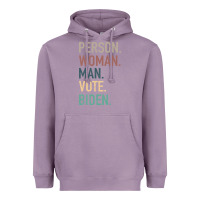 Lavender Person Woman Man Vote Biden Heavyweight Hoodie - Bettercallsaul