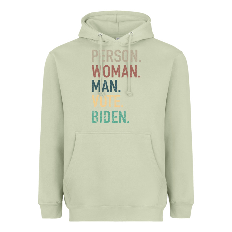 Person Woman Man Vote Biden Heavyweight Hoodie by Bettercallsaul | Teevron