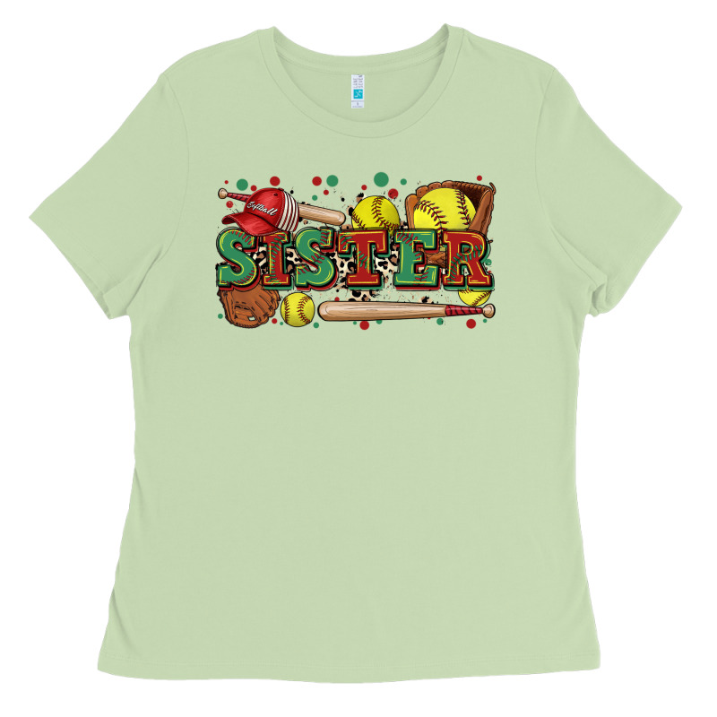 Sister Softball Ladies Tee by Zillion Design Studio | Teevron