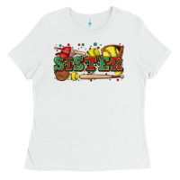 White sister softball Ladies Tee - Zillion Design Studio