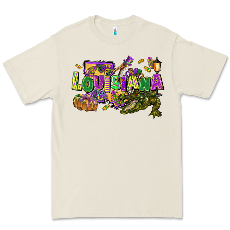 Louisiana Mardi Gras Premium Tee by FaDigitalArtStudio | Teevron