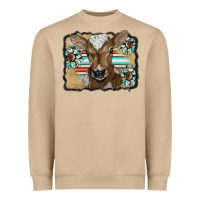 Western Wreath Baby Calf Heavyweight Sweatshirt | Teevron