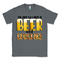 Charcoal Heather The Only c B s I NeedIs Beer And Sunshine Classic Tee - CowhideDigitalArt