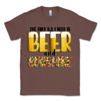 Chestnut The Only c B s I NeedIs Beer And Sunshine Classic Tee - CowhideDigitalArt