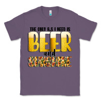 Lavender The Only c B s I NeedIs Beer And Sunshine Classic Tee - CowhideDigitalArt