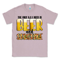 Lilac The Only c B s I NeedIs Beer And Sunshine Classic Tee - CowhideDigitalArt