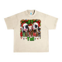 Sandshell it's christmas y'all heifers Urban Heavy Tee - Jasminsmagicworld