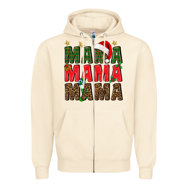 Christmas Mama Zipper Hoodie by BundleAndBundleShop | Teevron