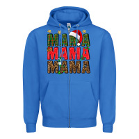 True Royal Christmas Mama Zipper Hoodie - BundleAndBundleShop