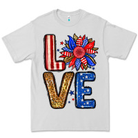 Dove Grey Love sunflower Premium Tee - Neo Western