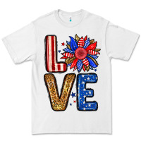 White Love sunflower Premium Tee - Neo Western