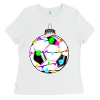 White Christmas soccer Ladies Tee - RanaPortraitStore