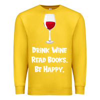 Lemon drink wine, read books, be happy Premium Sweatshirt - Bettercallsaul