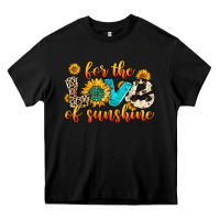 Black for the love of sunshine Heavy Core Tee - Zillion Design Studio