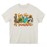 Cream for the love of sunshine Heavy Core Tee - Zillion Design Studio