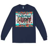 Navy i am perfect aunt Long Sleeve Tee - JahusDesignShop