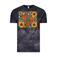 Sunflower Gemstone And Mom With Cowhide Vintage Tee | Teevron