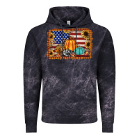 Cloud Black american flag fall backgraund Vintage Hoodie - JahusDesignShop