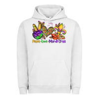 Pigment Lunar Rock peace love mardi gras olivia Urban Hoodie - OliviaCreatesArt