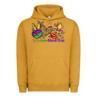 Pigment Peanut Butter peace love mardi gras olivia Urban Hoodie - OliviaCreatesArt