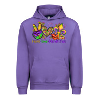 Tulip peace love mardi gras olivia Urban Hoodie - OliviaCreatesArt