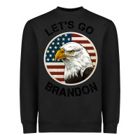 Black Lets Go Brandon American Bald Eagle Heavyweight Sweatshirt - Jasminsmagicworld