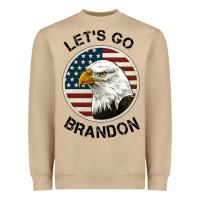 Mushroom Lets Go Brandon American Bald Eagle Heavyweight Sweatshirt - Jasminsmagicworld