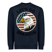 Navy Lets Go Brandon American Bald Eagle Heavyweight Sweatshirt - Jasminsmagicworld