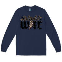 Navy oilfield wife Long Sleeve Tee - MaliasSmallBusiness
