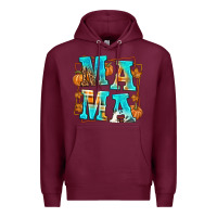 Burgundy Fall Mama Premium Hoodie - texasbilliewilder