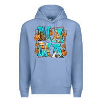 Colony Blue Fall Mama Premium Hoodie - texasbilliewilder