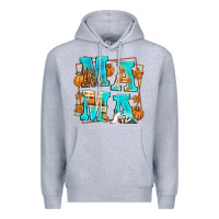 Heather Grey Fall Mama Premium Hoodie - texasbilliewilder
