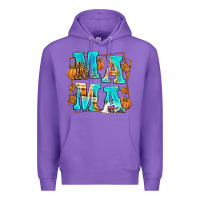 Purple Fall Mama Premium Hoodie - texasbilliewilder