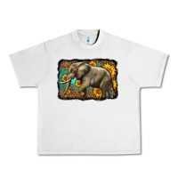 Lunar Rock western sunflowers elephant Urban Heavy Tee - LillyAllenDesigns