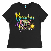 Black beaches booze and besties tbw Ladies Tee - texasbilliewilder