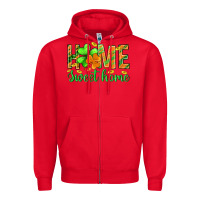 Red st.patrick home sweet home Zipper Hoodie - BundleAndBundleShop