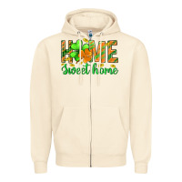 Sandshell st.patrick home sweet home Zipper Hoodie - BundleAndBundleShop