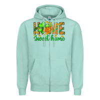 Seafoam st.patrick home sweet home Zipper Hoodie - BundleAndBundleShop