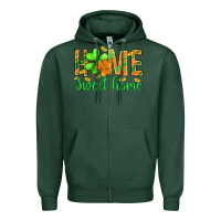 Sports Green st.patrick home sweet home Zipper Hoodie - BundleAndBundleShop