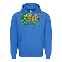 True Royal st.patrick home sweet home Zipper Hoodie - BundleAndBundleShop