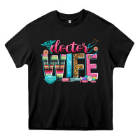 Black doctor wife Heavy Core Tee - Zillion Design Studio