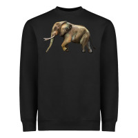 Black Elephant Heavyweight Sweatshirt - LillyAllenDesigns