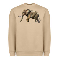 Mushroom Elephant Heavyweight Sweatshirt - LillyAllenDesigns