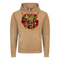 Vintage Camel highland cow  christmas Vintage Hoodie - JahusDesignShop