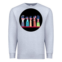 Heather Grey America Premium Sweatshirt - Bettercallsaul