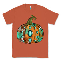 Copper western cowhide turquoise pumpkin Classic Tee - Jasminsmagicworld