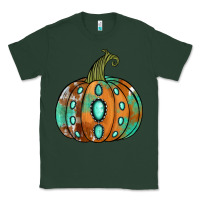 Sports Green western cowhide turquoise pumpkin Classic Tee - Jasminsmagicworld