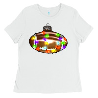 White Christmas football Ladies Tee - RanaPortraitStore